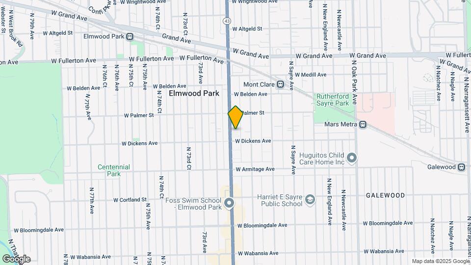 2127-2143 N Harlem Ave Map and Location Details