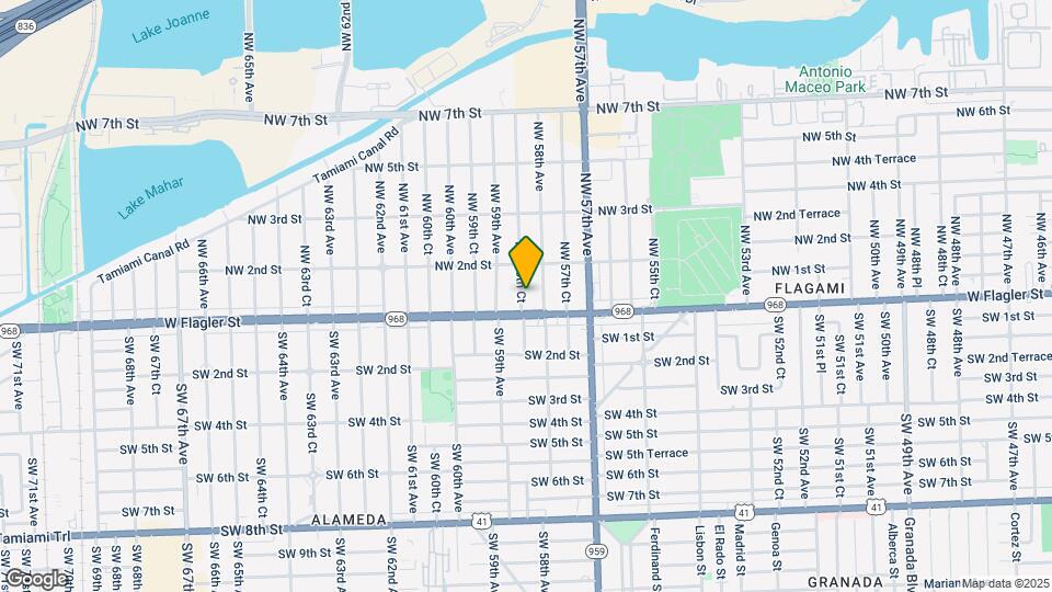 33 NW 58th Ct Map and Location Details