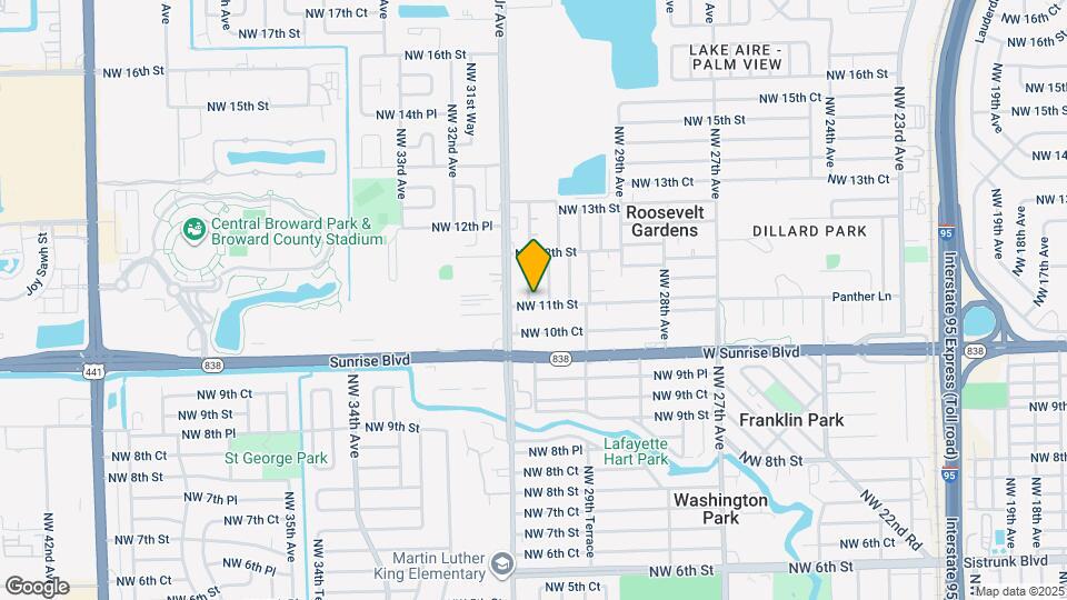 3025 NW 11th St Map and Location Details