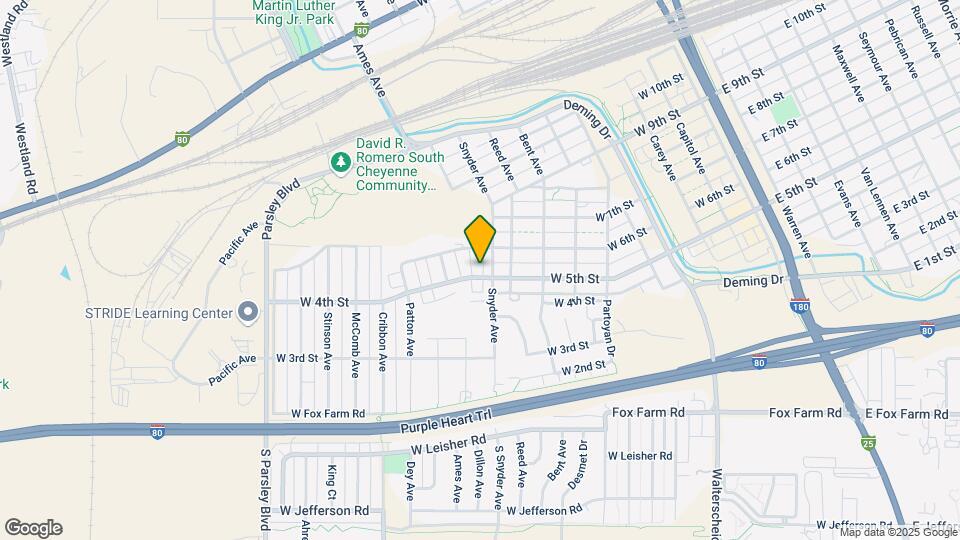 904 W 5th St Map and Location Details