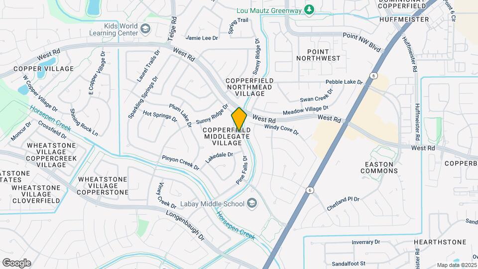 8410 Pine Falls Dr Mapa y Detalles de la Ubicación