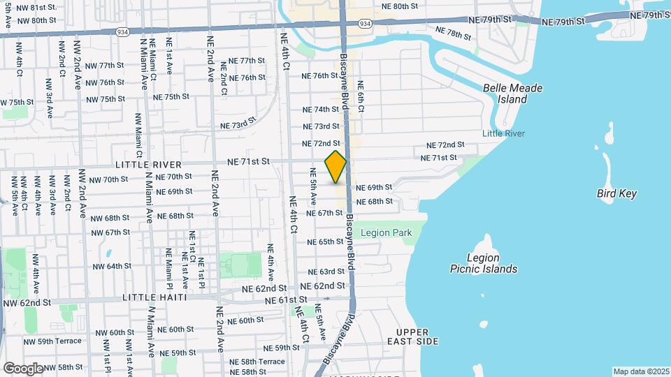 560 NE 69th St Map and Location Details