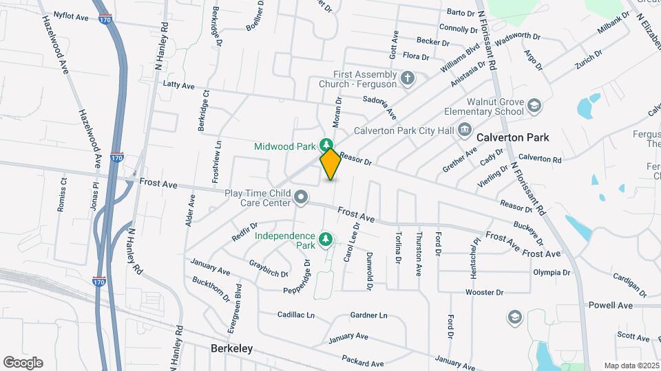 6827 Brower Ct Map and Location Details