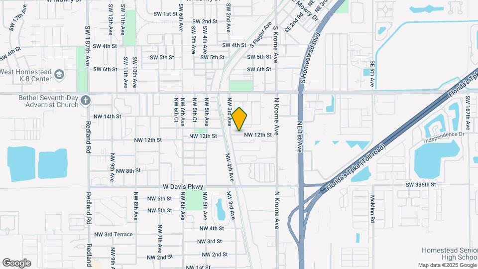 221 NW 12th Ct Map and Location Details