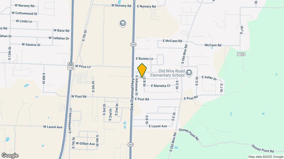 3014 S B St Map and Location Details