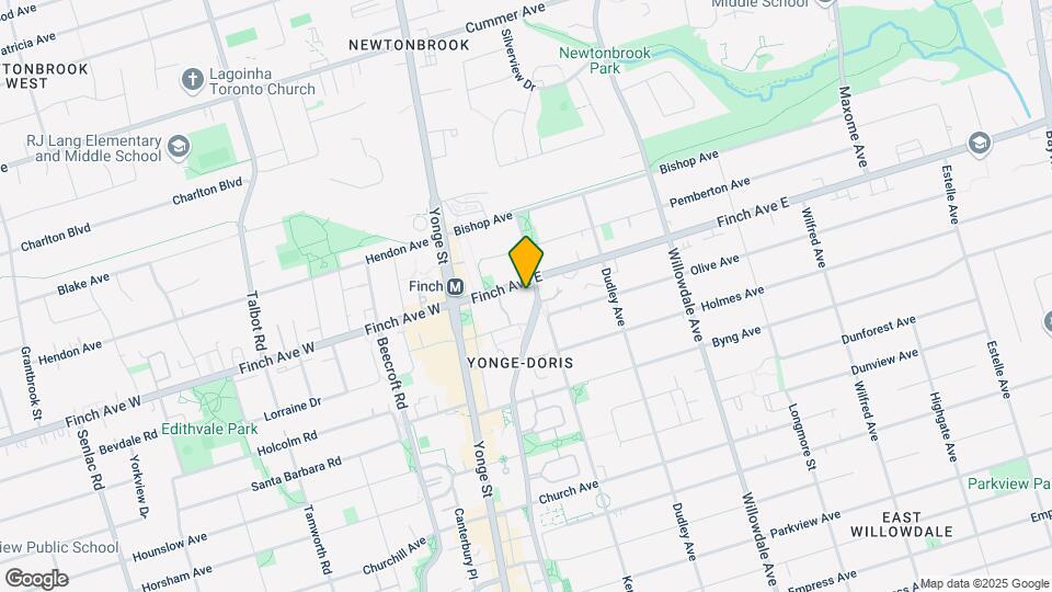 35-1835 Finch Ave E Map and Location Details