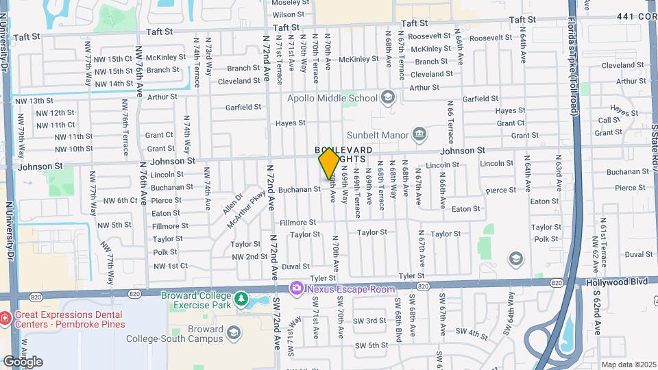 700 N 70th Ave Map and Location Details