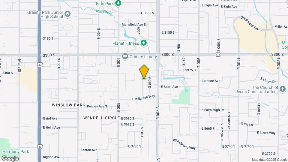 3409-3415 S Park Meadows St Map and Location Details