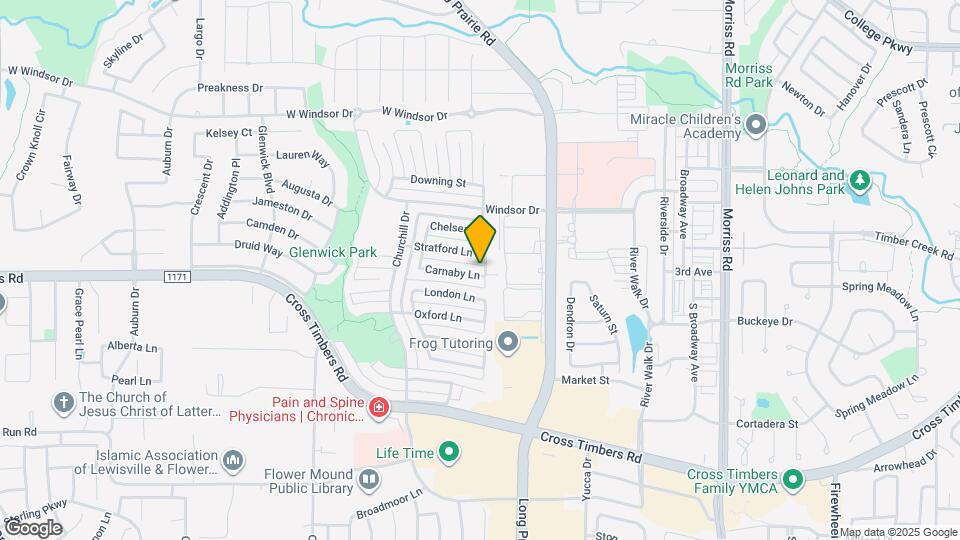 2800 Carnaby Ln Map and Location Details