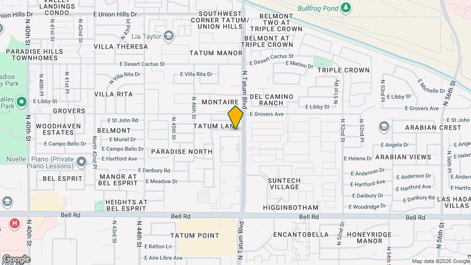 4759 E Angela Dr, Unit 2 Beds 1 Lease Map and Location Details