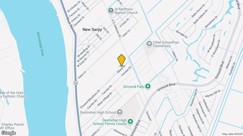 313 Ormond Meadows Dr Map and Location Details