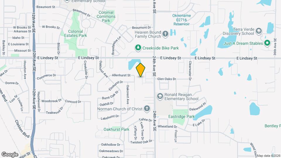 1322 Glen Oaks Ct Map and Location Details