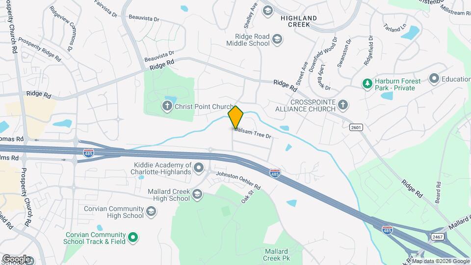 3539 Balsam Tree Dr Mapa y Detalles de la Ubicación