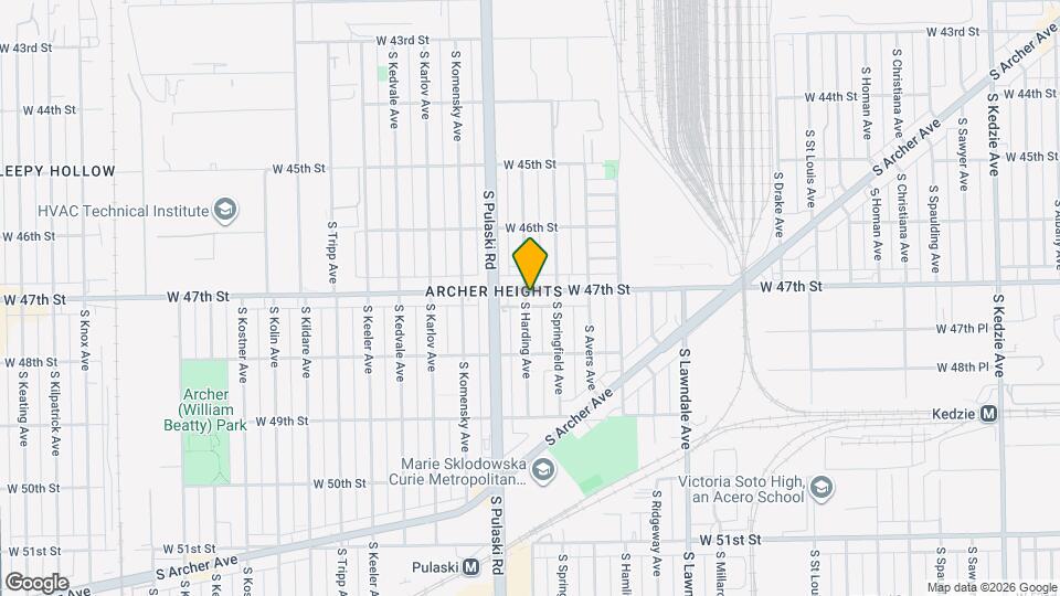 3925 W 47th St Map and Location Details