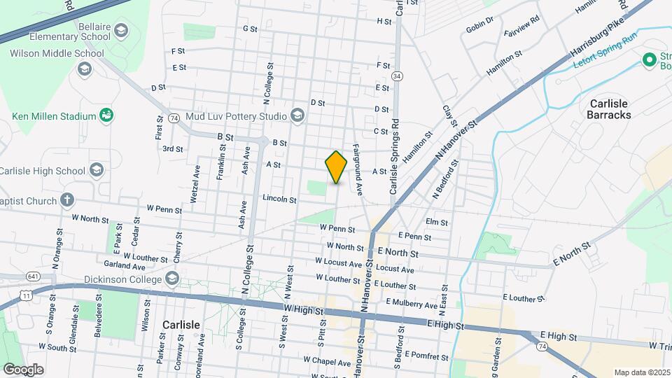 432 N Pitt St Map and Location Details