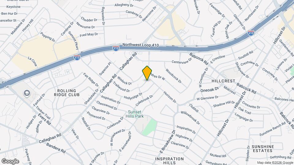 4410 Trailwood Dr Map and Location Details