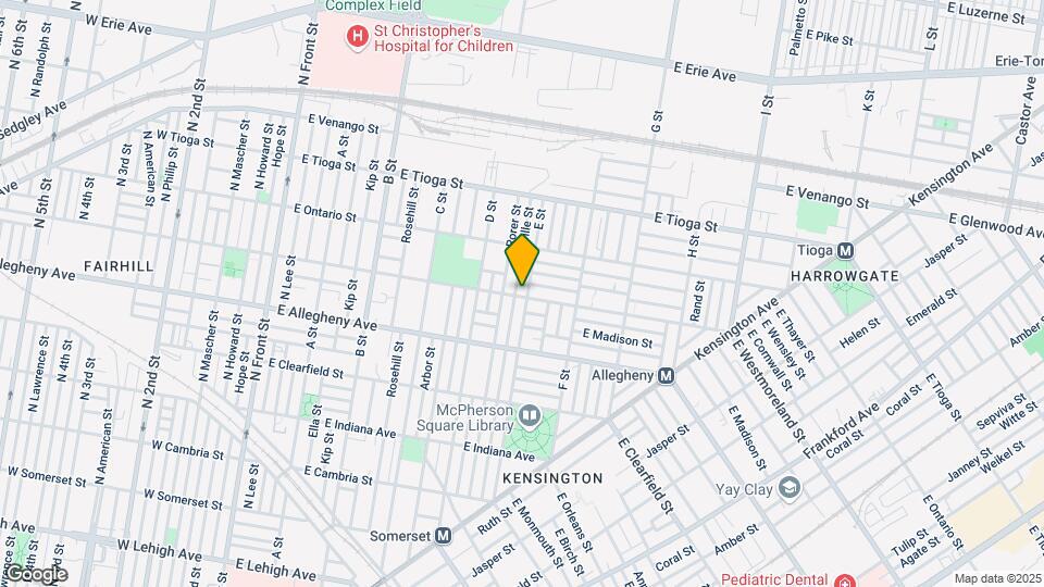 541 E Westmoreland St Mapa y Detalles de la Ubicación