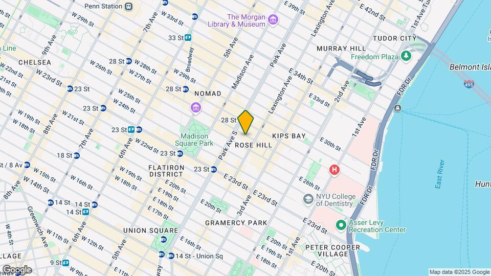 122 East 27th Street Map and Location Details