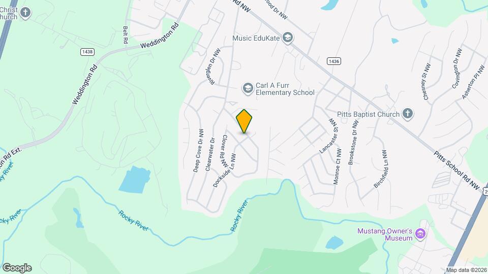 2948 Clover Rd NW Map and Location Details