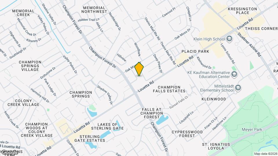 16902 Summit Oaks Ln Map and Location Details