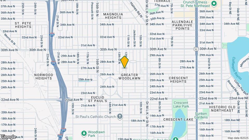 2624 12th St N Map and Location Details