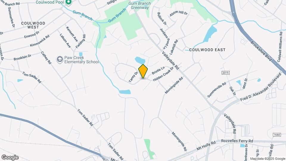 7211 Hidden Creek Dr Mapa y Detalles de la Ubicación