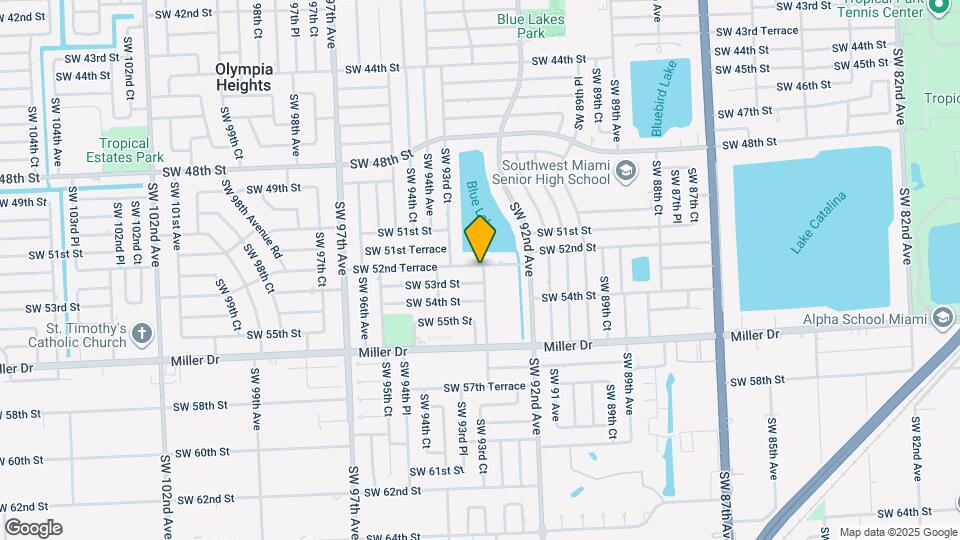 9300 SW 52nd Terrace Map and Location Details