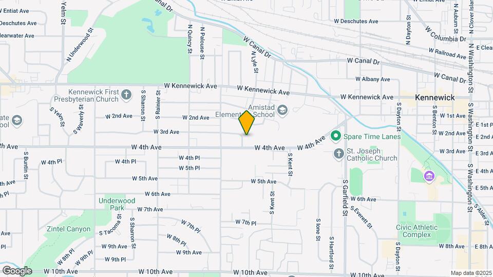 305 S Mayfield St Map and Location Details