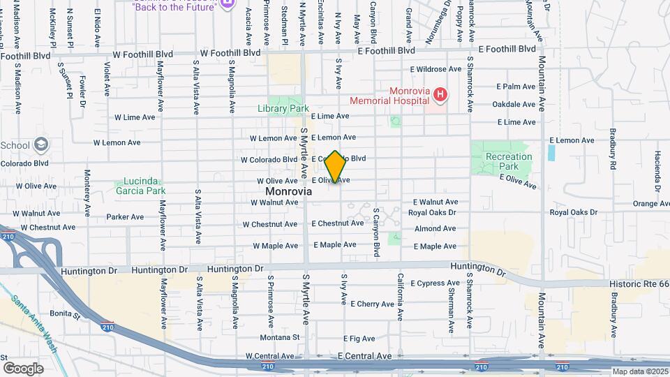 711 S Ivy Ave Map and Location Details