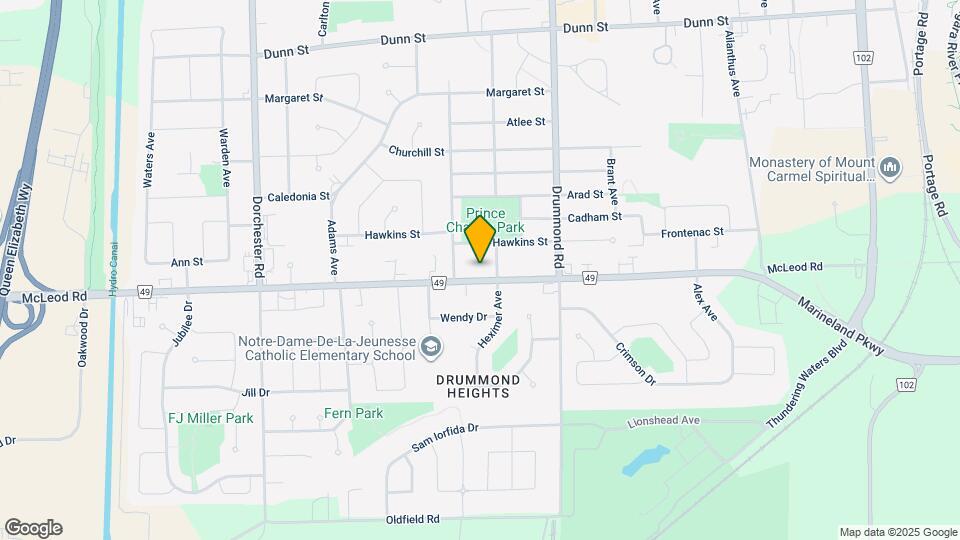 6391 McLeod Rd Map and Location Details