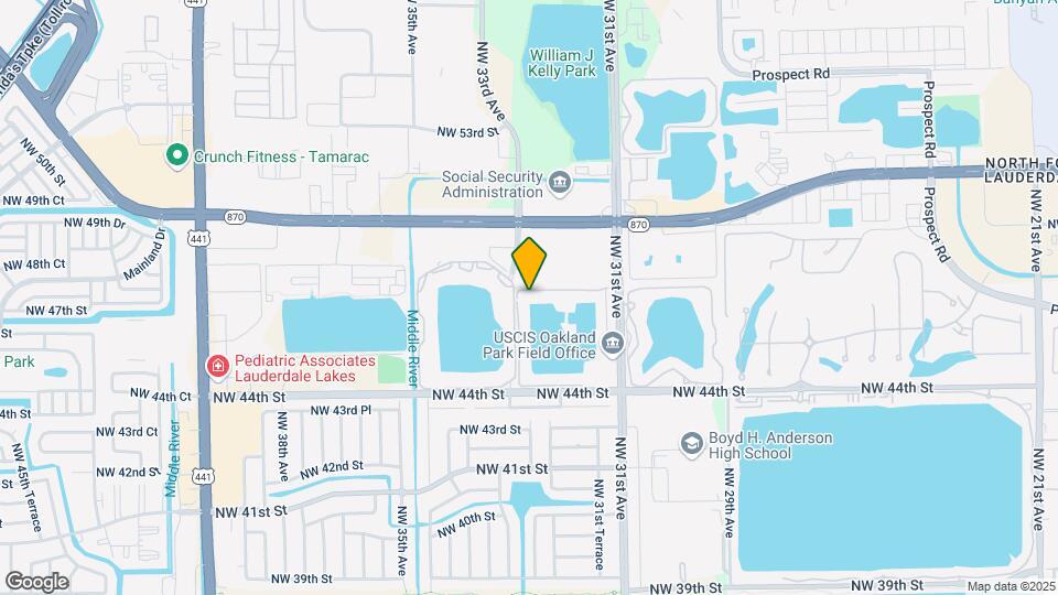 3300 NW 46th St, Unit 102 Map and Location Details