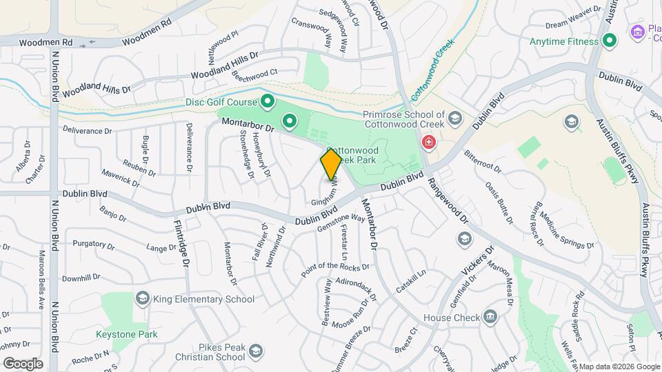 3670 Gingham Way Map and Location Details