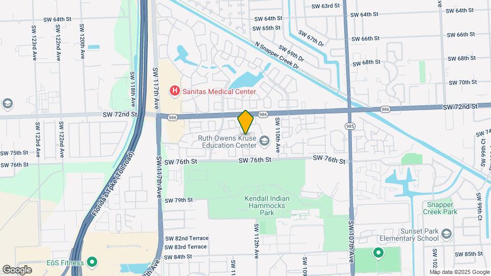 11313 SW 74th St Map and Location Details