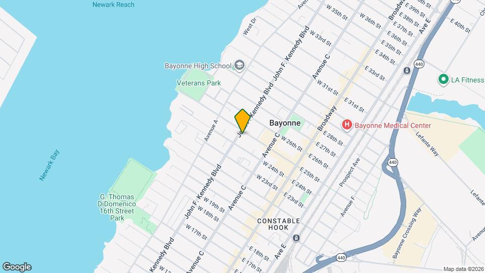 638A John F. Kennedy Blvd, Unit 1 Mapa y Detalles de la Ubicación
