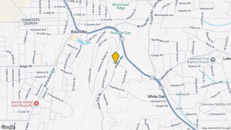 119 Hogan Rd Map and Location Details