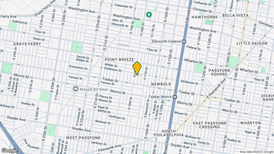1514 S Bouvier St Map and Location Details