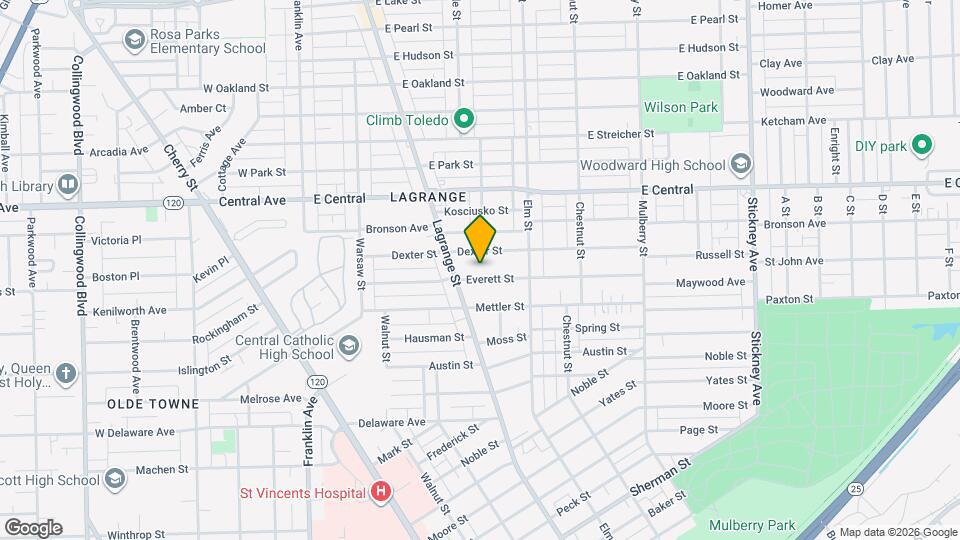 227 Everett St Map and Location Details