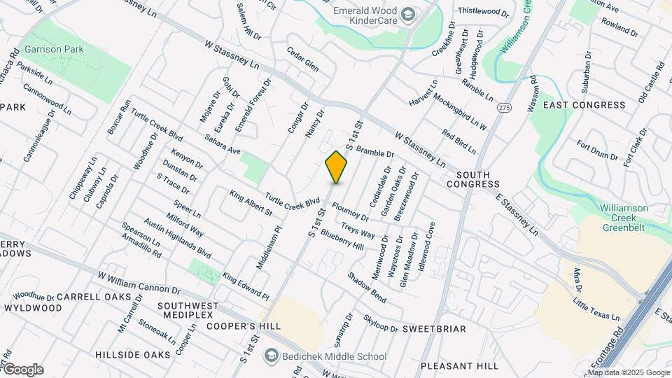 5901 S 1st St Map and Location Details