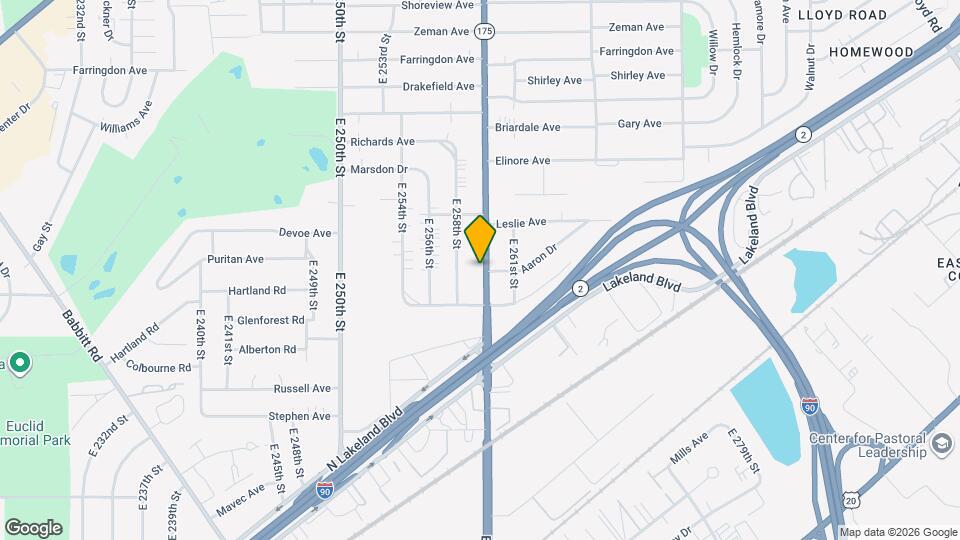 864 E 260th St Map and Location Details