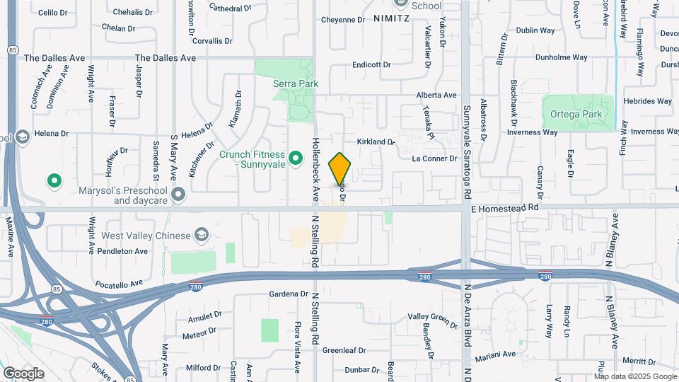 1683 Ontario Dr Map and Location Details