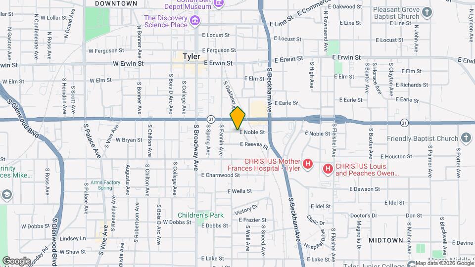 407 E Noble St Map and Location Details