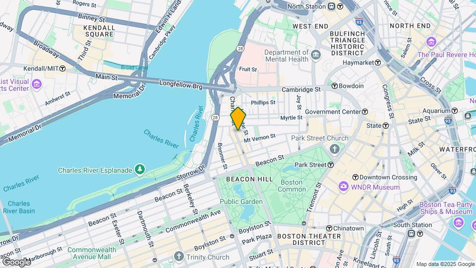 77 Charles St Mapa y Detalles de la Ubicación