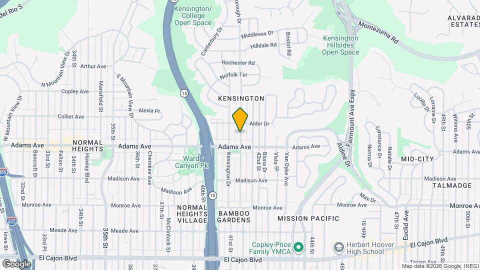 4744 1/2 Marlborough Dr Map and Location Details