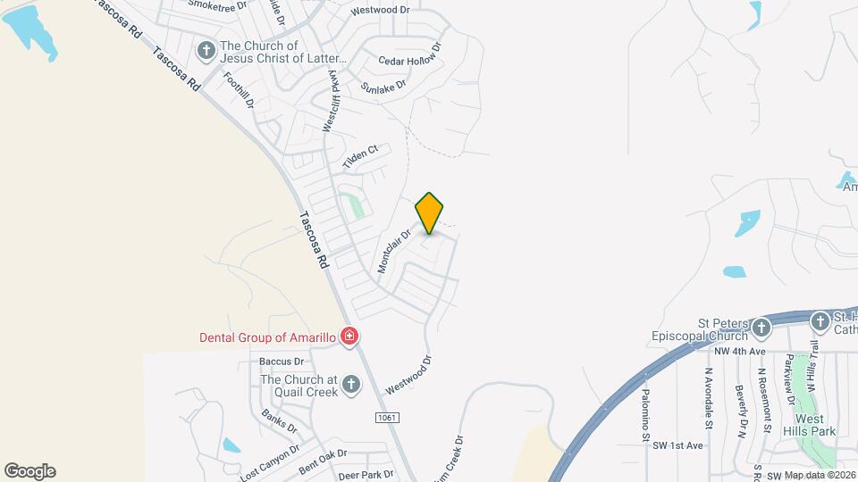 1308 Montcrest Way Map and Location Details