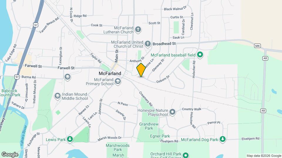 5571 Osborn Dr Map and Location Details