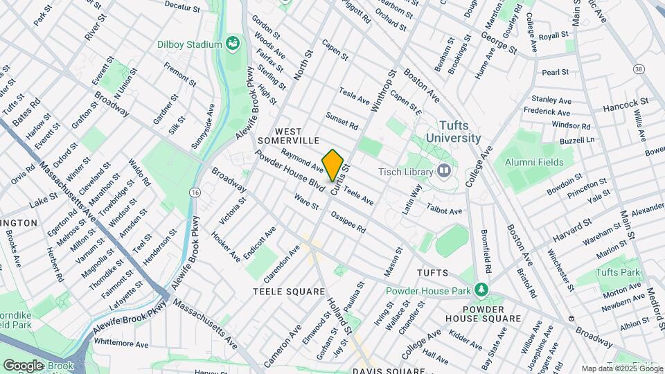 70 Curtis St, Unit 1 Mapa y Detalles de la Ubicación