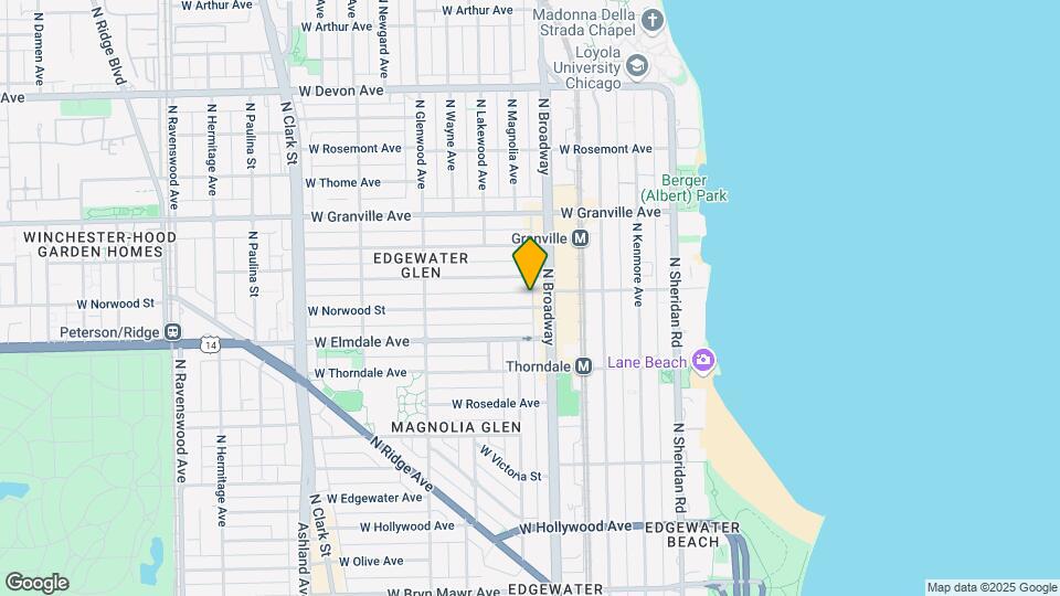 1214-1216 Norwood St Map and Location Details