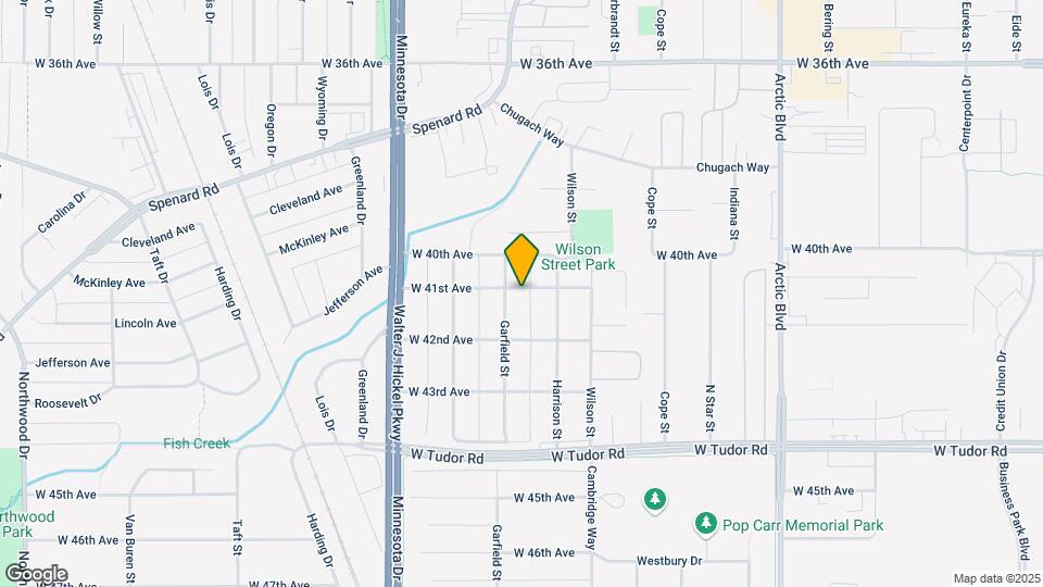 4101 Garfield St Map and Location Details