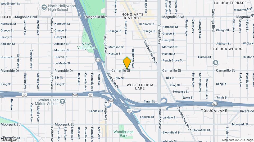 11230 Camarillo St-Unit -201 Map and Location Details