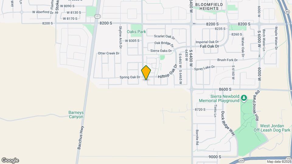 8558 Maul Oak Dr Map and Location Details